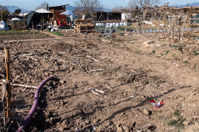 Zona afectada por el estado de emergencia por sequía hidrológica en Girona.