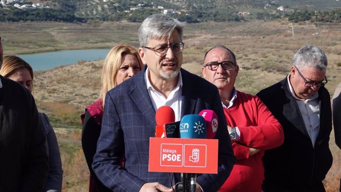 El secretario de Comunicación Política del PSOE-A y diputado autonómico por Málaga, Josele Aguilar, este martes en Málaga