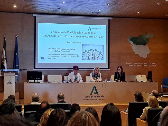 Presentación ante la Comisión Ciudadana del Área de Jerez.