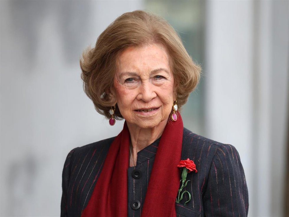 La Reina Sofía a su llegada a la reunión anual del patronato de la Escuela Superior de Música Reina Sofía