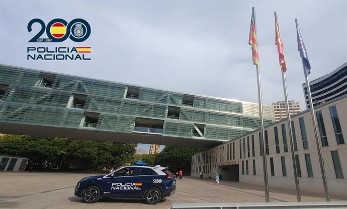 Cotxe de la Policia Nacional a Benidorm.