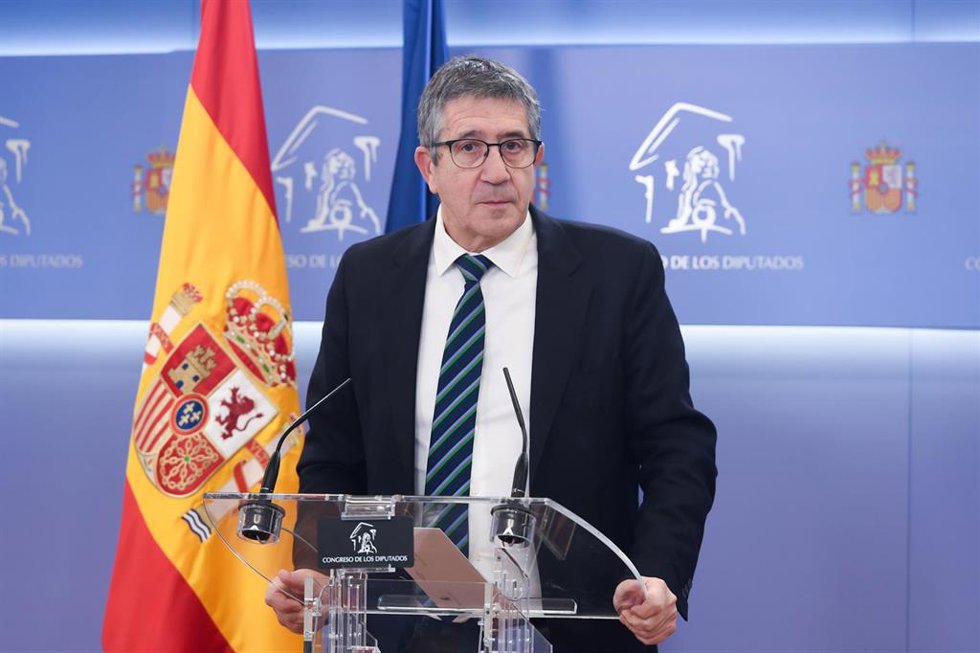 El portavoz del PSOE en el Congreso, Patxi López, a 9 de enero de 2024, en Madrid (España).