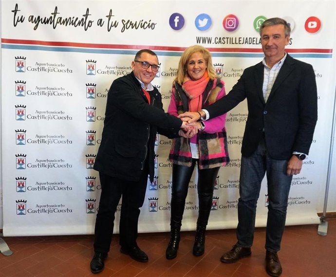 El Ayuntamiento de Castilleja se reúne con Aljarafesa para abordar temas "clave" como la presión del agua .