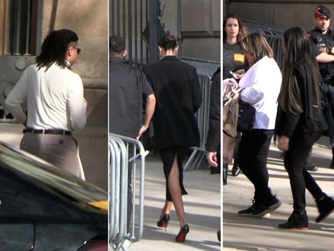 La familia de Dani Alves, Joana Sanz y Bruno Brasil acuden a declarar