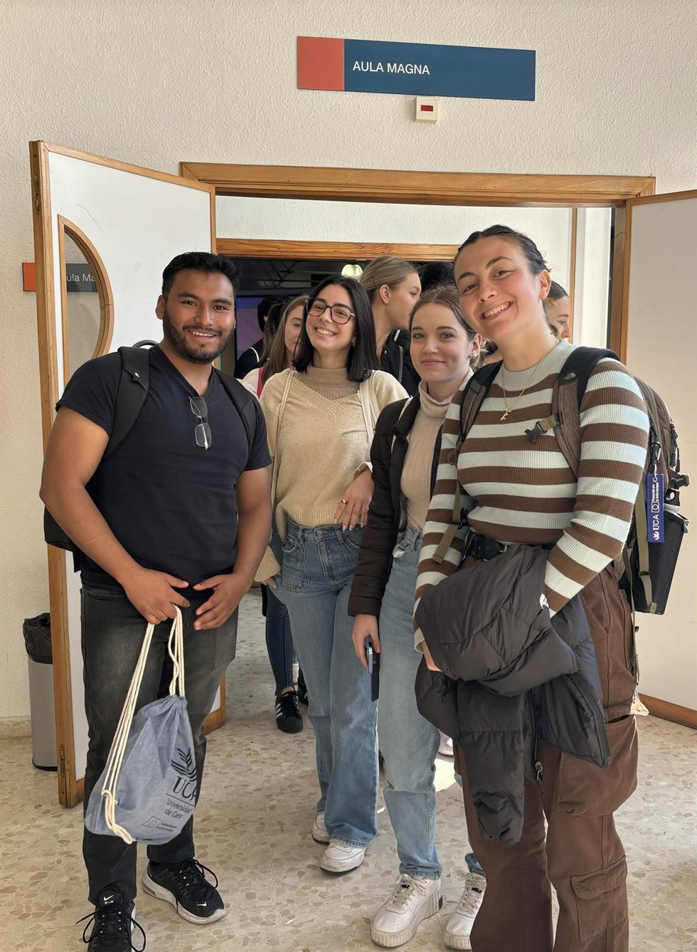 Estudiantes Erasmus de la UCA.