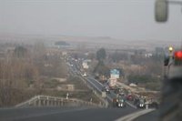 La 'tractorada', en la que participan 887 vehículos, sigue provocando esta tarde colapso del tráfico en La Rioja