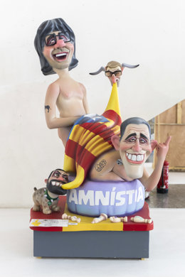 Imatge d'un dels 'ninots' que es mostren a l'Exposició del Ninot 2024 de Valncia.