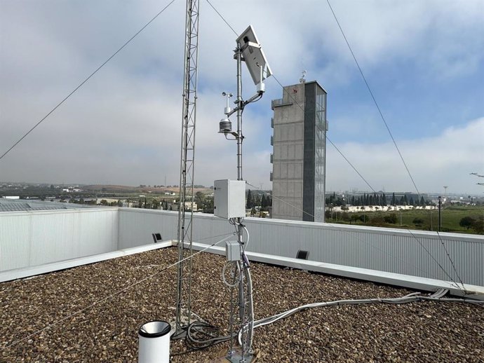 Estación meteorológica del parque de bomberos de Dos Hermanas