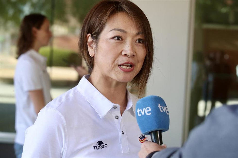 Mayuko Fujiki, seleccionadora de la natación artística española.