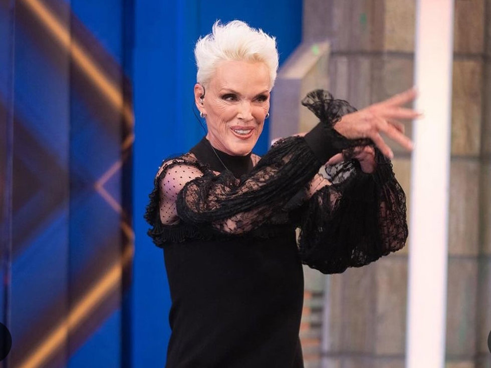 BRIGITTE NIELSEN SE SIENTA EN 'EL HORMIGUERO' JUNTO A PABLO MOTOS