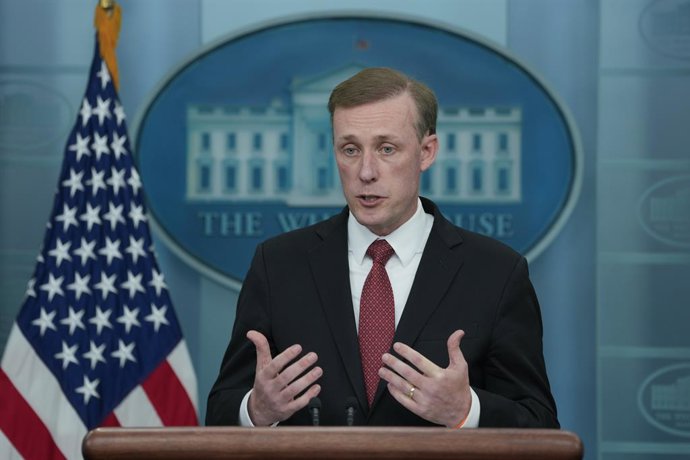Archivo - October 10, 2023, Washington, District of Columbia, USA: United States National Security Advisor Jake Sullivan participates in the daily briefing at the White House in Washington, DC, October 10, 2023