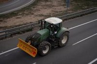 Agricultores entrarán en Barcelona por Meridiana y Diagonal para llegar al Palau de la Generalitat