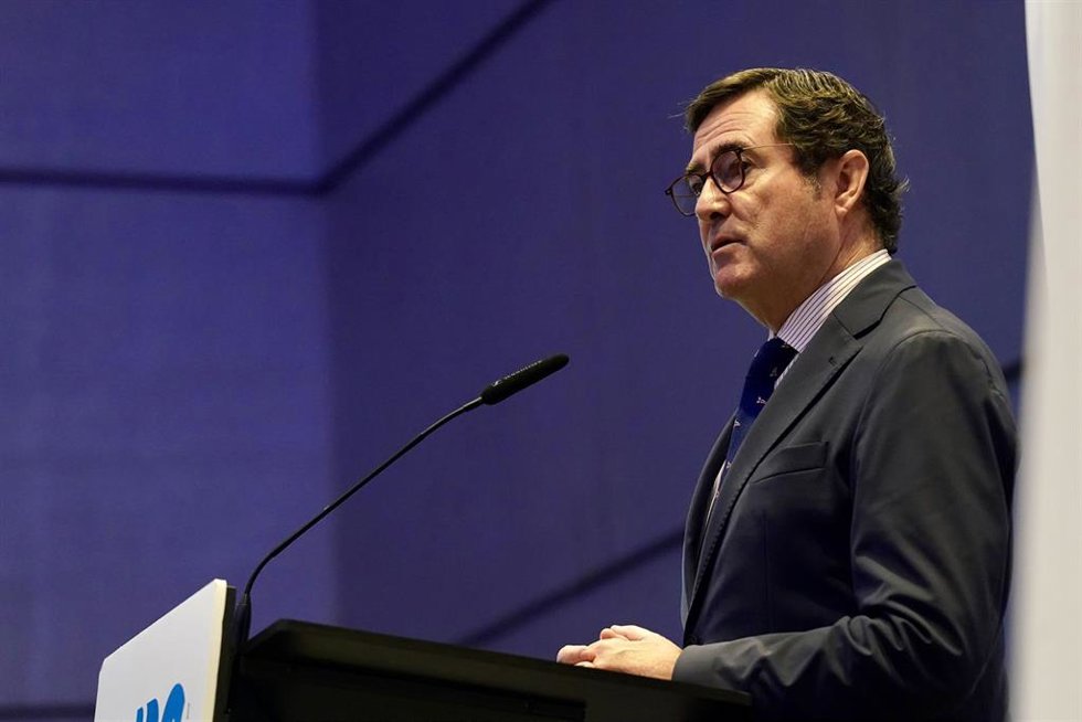 Archivo - El pesidente de la CEOE, Antonio Garamendi, en una imagen de archivo.