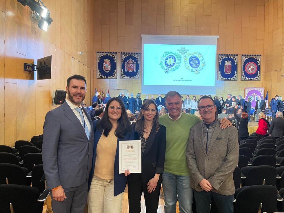Los investigadores de la UCAM Ángel Gil, Sara Martínez, Silvia Montoro, José Antonio Gabaldón y Antonio Soler