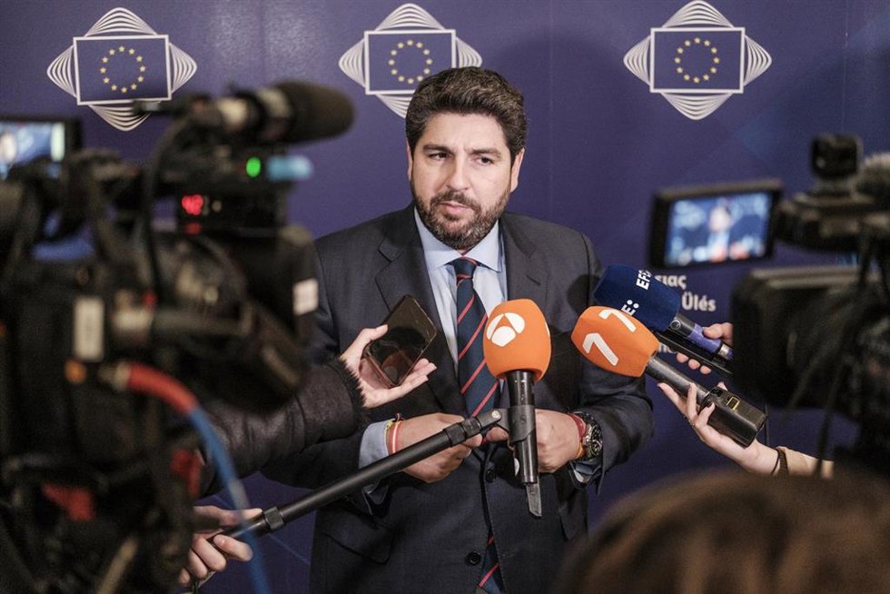 López Miras pide a la Unión Europea que se pronuncie sobre la amnistía