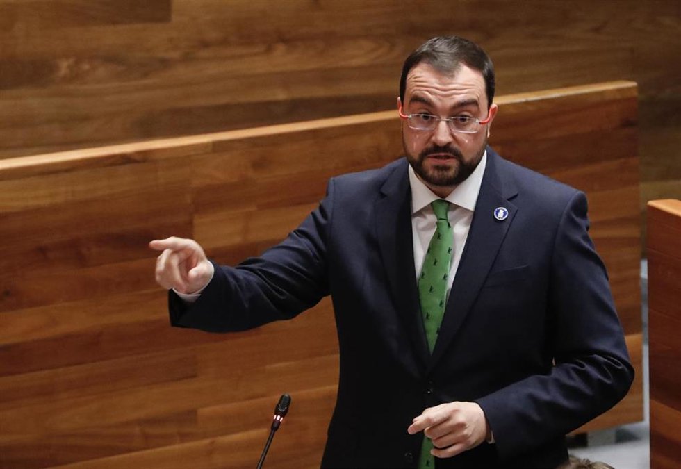 El presidente del Principado, Adrián Barbón
