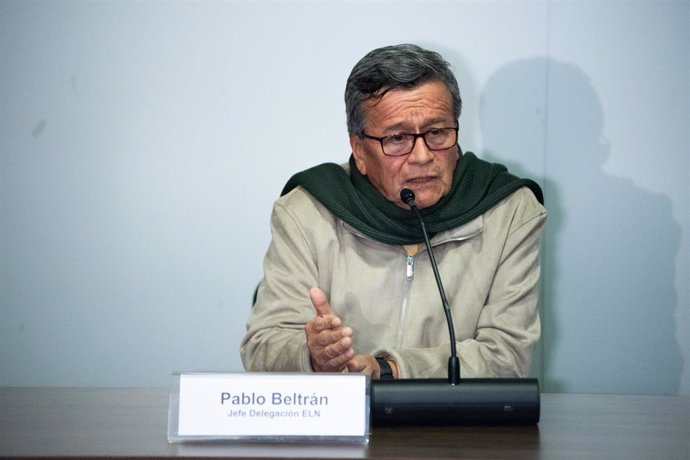 Archivo - Israel Ramírez Pineda, alias 'Pablo Beltrán', jefe negociador de la guerrilla del ELN.