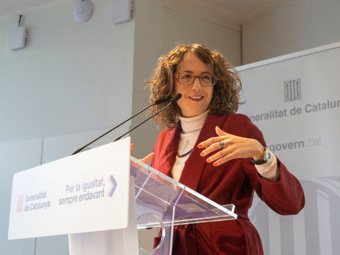 La consellera d'Igualtat i Feminismes de la Generalitat, Tnia Verge