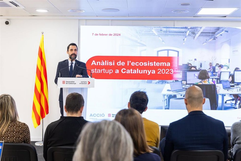 El conseller de Empresa y Trabajo de la Generalitat, Roger Torrent