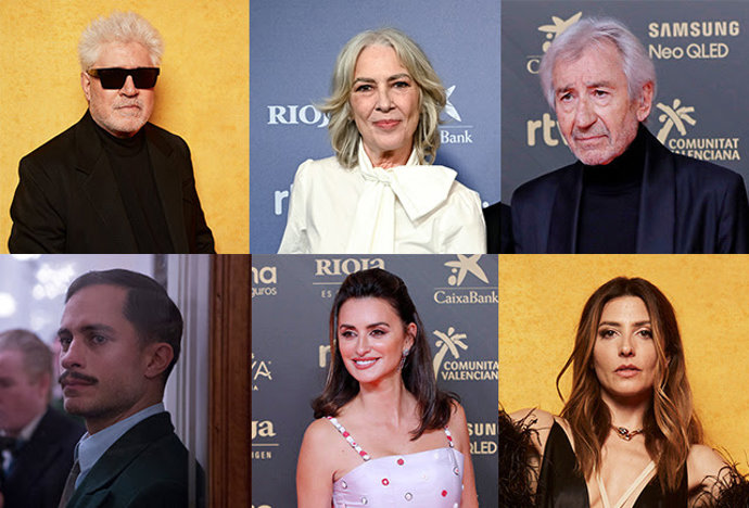 Algunos de los entregadores de los Premios Goya