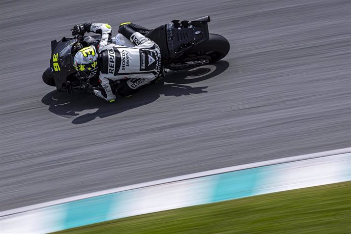 El piloto español de MotoGP Joan Mir (Repsol Honda Team) en el test de pretemporada 2024 de Sepang (Malasia)