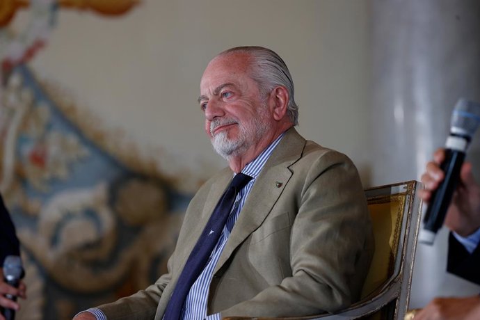 Archivo - Aurelio De Laurentiis owner of SSC Napoli during the presentation of Rudy Garcia as new coach of SSC Napoli on June 19, 2023 in Naples, Italy - Photo Agn Foto / LiveMedia / DPPI