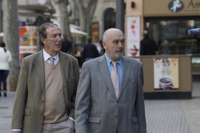 Archivo - El juez Miguel Florit a su llegada el juicio al que acude por estar acusado de vulnerar el secreto profesional periodístico al requisar móviles a periodistas y rastrear sus llamadas en 2018 tras publicaciones que realizaron sobre el Caso Cursa