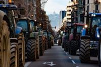 Els tractors arriben al centre de Barcelona