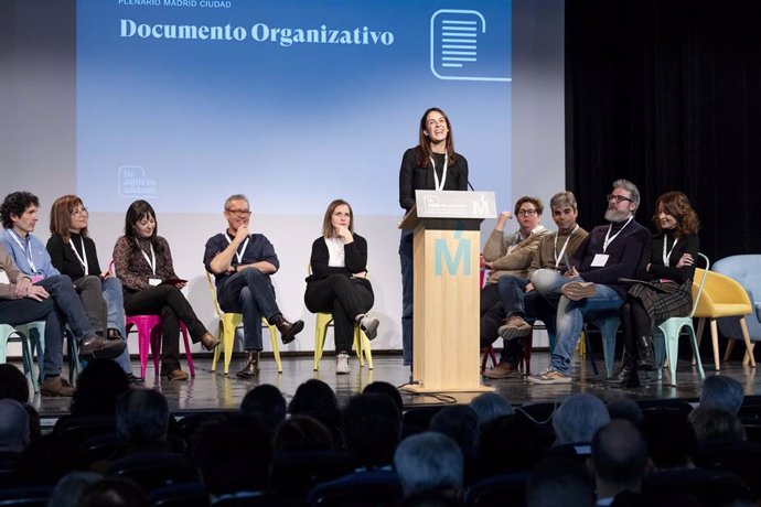 Archivo - La líder municipal de Más Madrid, Rita Maestre, en el plenario de la formación en la ciudad