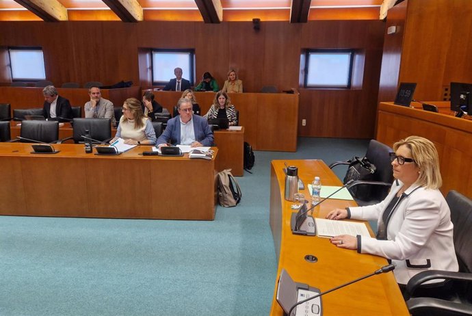 La directora general de Humanización y Cuidados del Departamento de Sanidad del Gobierno de Aragón, Estíbaliz Tolosa.