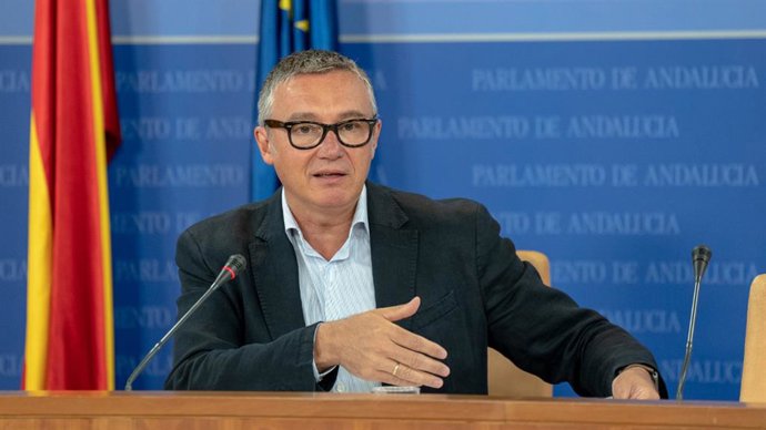 El portavoz de Vox en el Parlamento de Andalucía, Manuel Gavira.