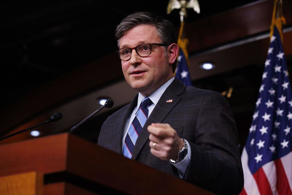 El presidente de la Cámara de Representantes de Estados Unidos, Mike Johnson