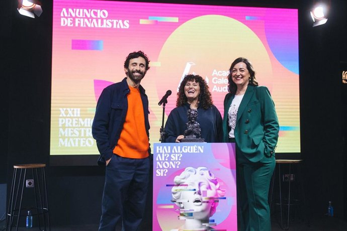 Los finalistas de la XXII edición de los Mestre Mateo, que se entregarán en una gala el 23 de marzo en el Coliseum de A Coruña, se han dado a conocer este miércoles en un acto conducido por Lucía Veiga y Denís Gómez en el Museo MEGA de Estrella Galicia,