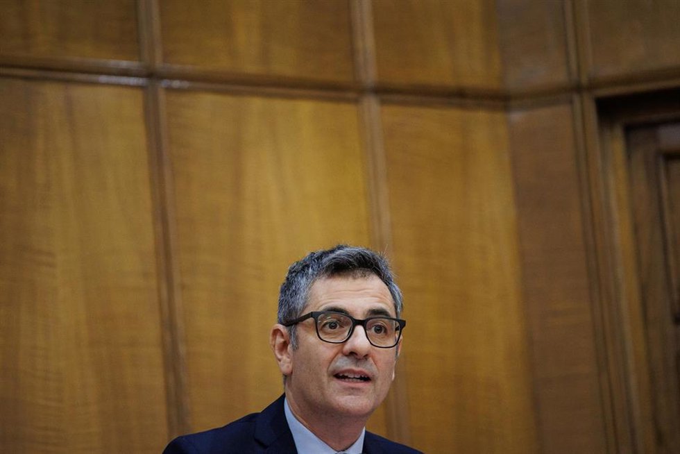 El ministro de la Presidencia, Justicia y Relaciones con las Cortes, Félix Bolaños