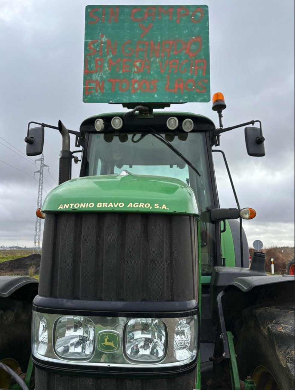 Protestas de agricultores extremeños