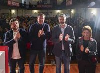 Besteiro se erige en el "cambio seguro" y le traslada a Rueda que Fraga "no votaría en contra del gallego"