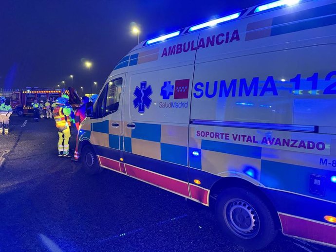 Heridos de gravedad un hombre y una mujer en la colisión de dos vehículos en la A-5, a la altura de Alcorcón