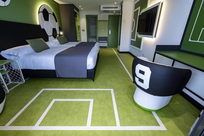 Una de las habitacions dels hotels de Magic World