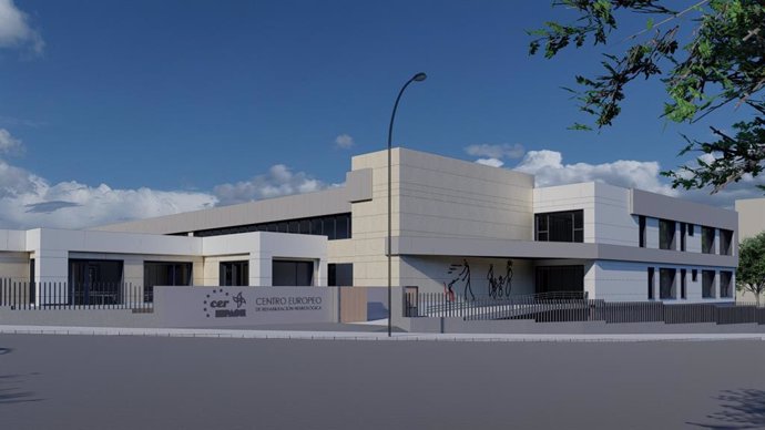 Imagen del proyecto para la creación de un nuevo centro de Fundación Nipace en Guadalajara con los últimos avances en rehabilitación neurológica y motora.