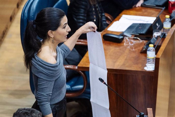 Rocío Monasterio, portavoz de Vox en la Asamblea de Madrid