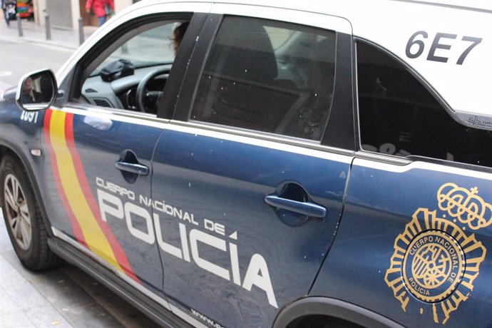 Archivo - Un cotxe de la Policia Nacional