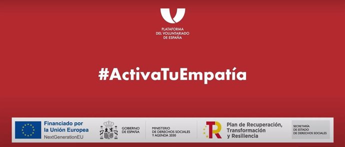 Archivo - Campaña de la Plataforma del Voluntariado de España (PVE) para concienciar sobre el impacto del voluntariado y fomentar la participación ciudadana en Navidad.