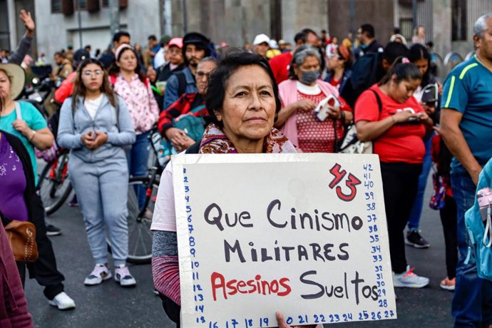 January 26, 2024, Mexico City, Munich, Mexico: January 26, 2024, Mexico City, Mexico: The mothers and fathers of the 43 students from the Ayotzinapa Normal School participate in the CXII Global Action for Ayotzinapa and Mexico in a march and rally in Me