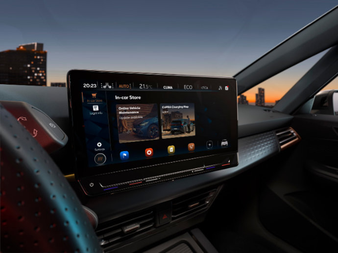 Cupra crea una aplicación para los Cupra Born para encontrar puntos de carga eléctricos