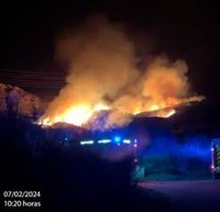 El fuego extinguido en Sierra Cabrera (Almería) afecta a unas siete hectáreas de terreno forestal