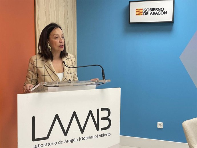 La consejera de Bienestar Social y Familia del Gobierno de Aragón, Carmen Susín.