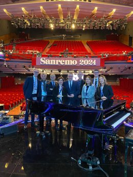 Visita de la Generalitat a Sanremo