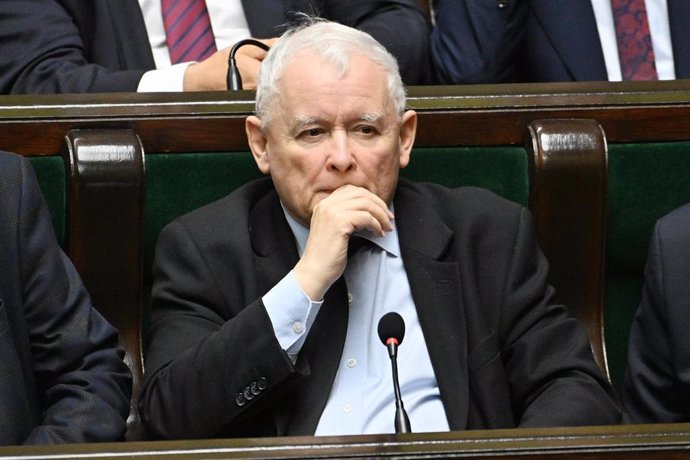 Archivo - El presidente del partido Ley y Justicia polaco (PAP), Jaroslaw Kaczynski