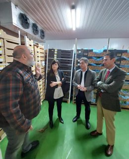 Visita a la Asociación Solidaridad Asistencial en Compañía como ONG autorizada para el reparto del programa de distribución gratuita de frutas y hortalizas frescas de la Junta.