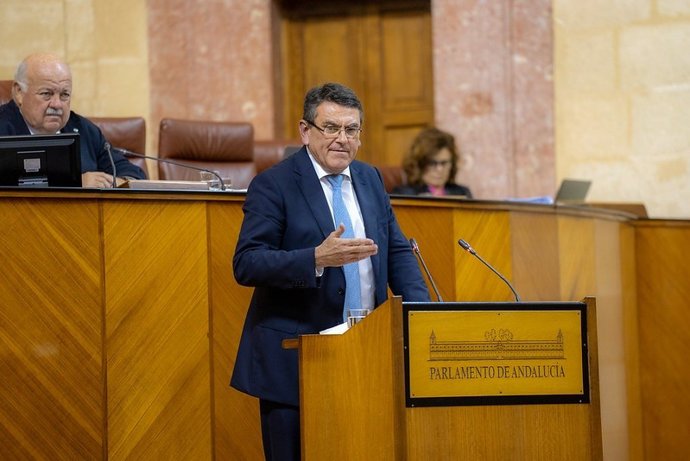 El parlamentario andaluz de Vox Rafael Segovia, en una imagen de archivo.